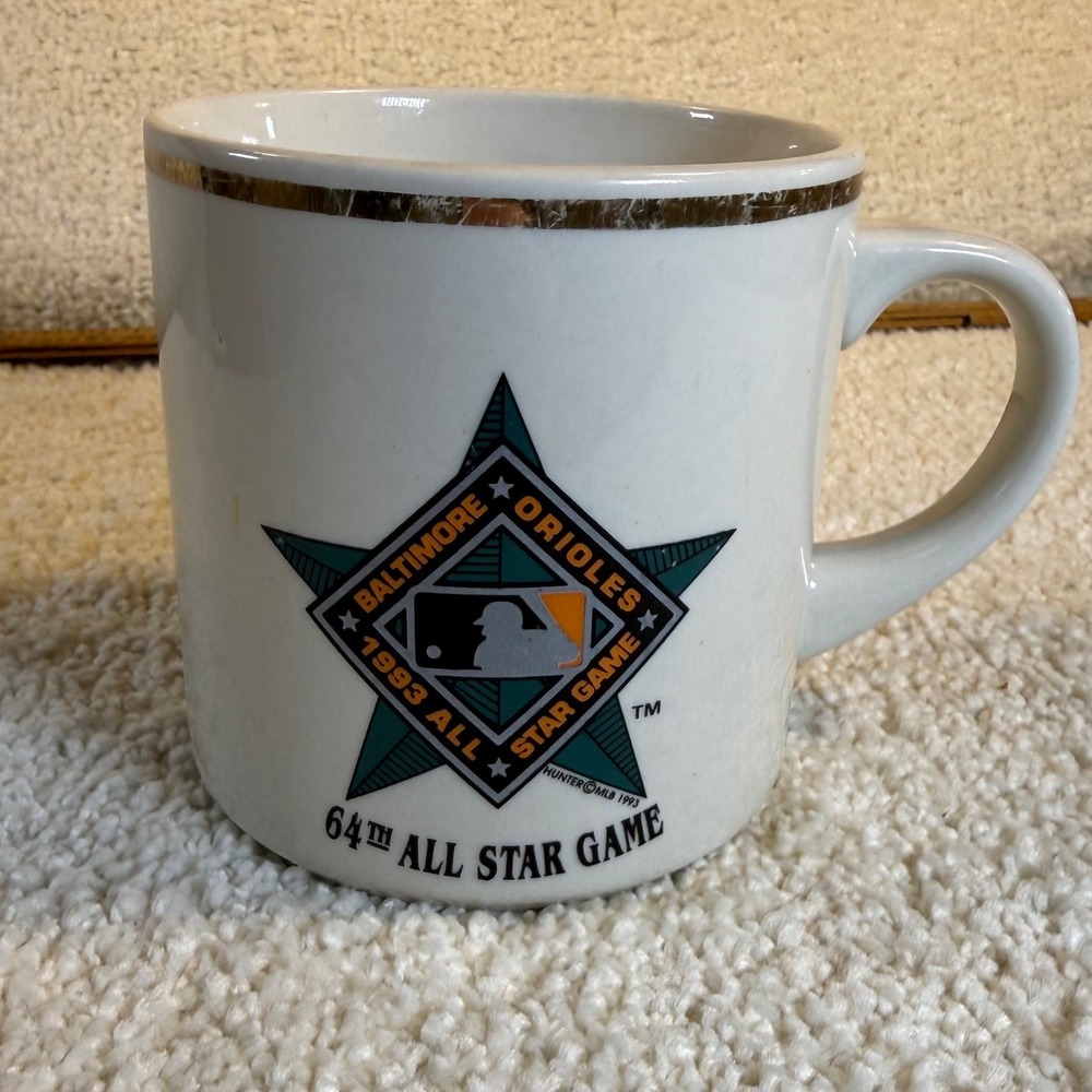 Baltimore Orioles 1993 All Star Game Mug Baseball Fan Souvenir Collectible - Picture 1 of 4